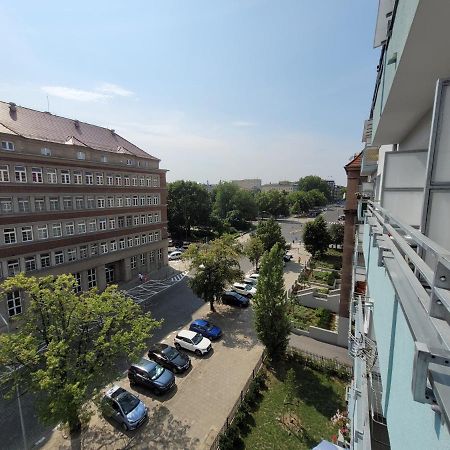 Ferienwohnung Sloneczny Apartament Przy Filharmonii, Walach Chrobrego Stettin Exterior foto