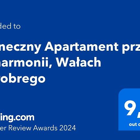 Ferienwohnung Sloneczny Apartament Przy Filharmonii, Walach Chrobrego Stettin Exterior foto