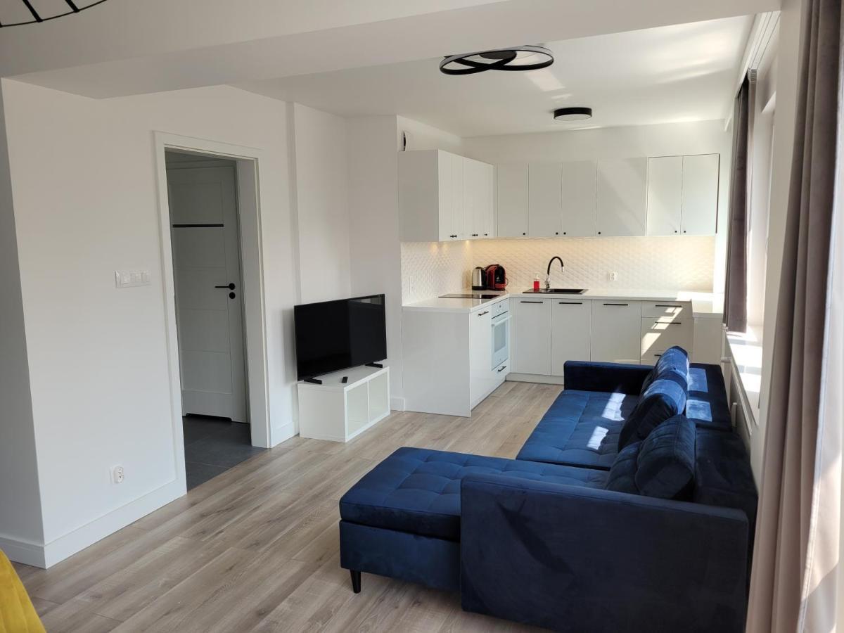 Ferienwohnung Sloneczny Apartament Przy Filharmonii, Walach Chrobrego Stettin Exterior foto