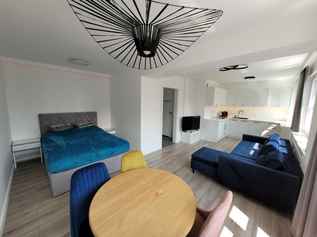 Ferienwohnung Sloneczny Apartament Przy Filharmonii, Walach Chrobrego Stettin Exterior foto